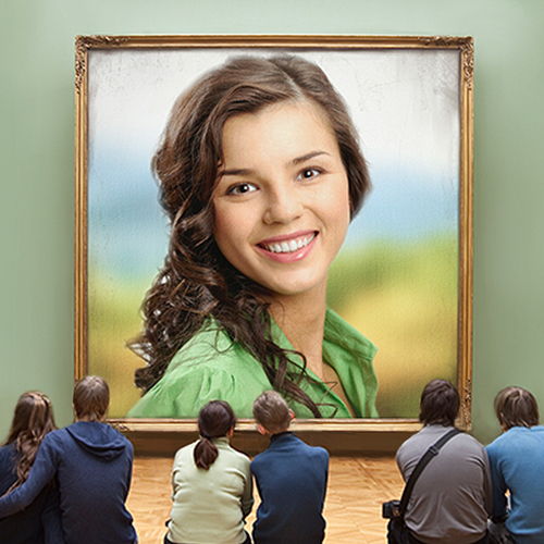 Your Photo is a Work of Art with 'Tretyakov Gallery' Template